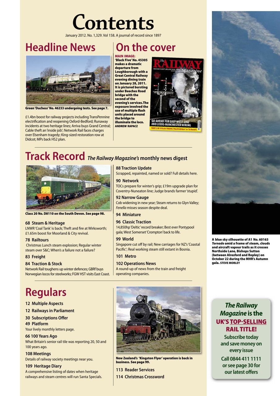 Railway Magazine Preview Pages