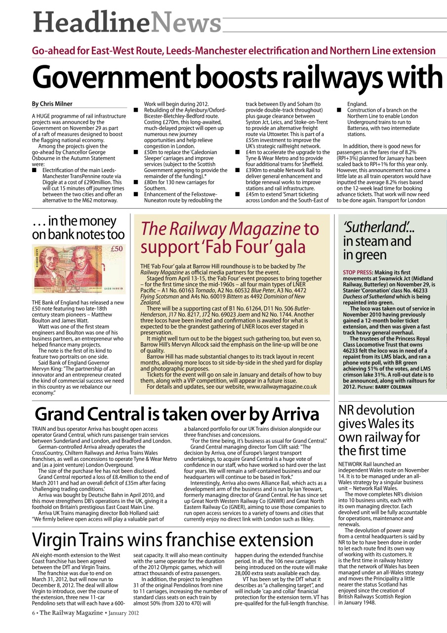 Railway Magazine Preview Pages