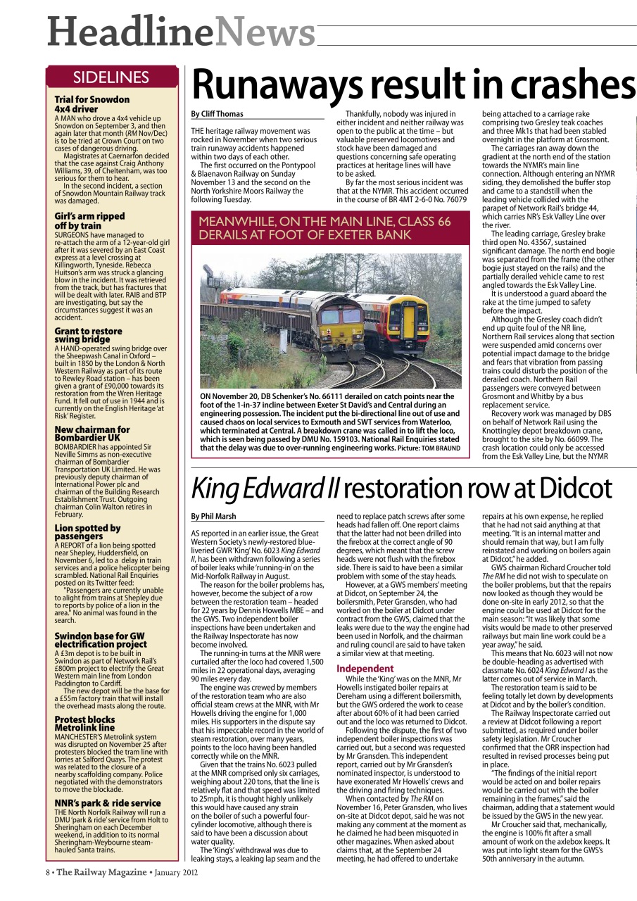 Railway Magazine Preview Pages