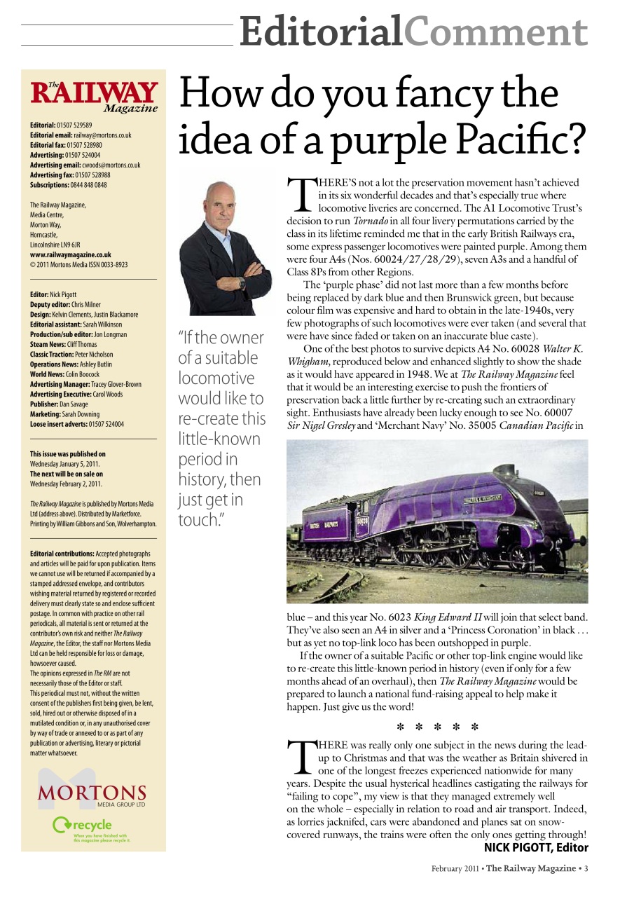 Railway Magazine Preview Pages