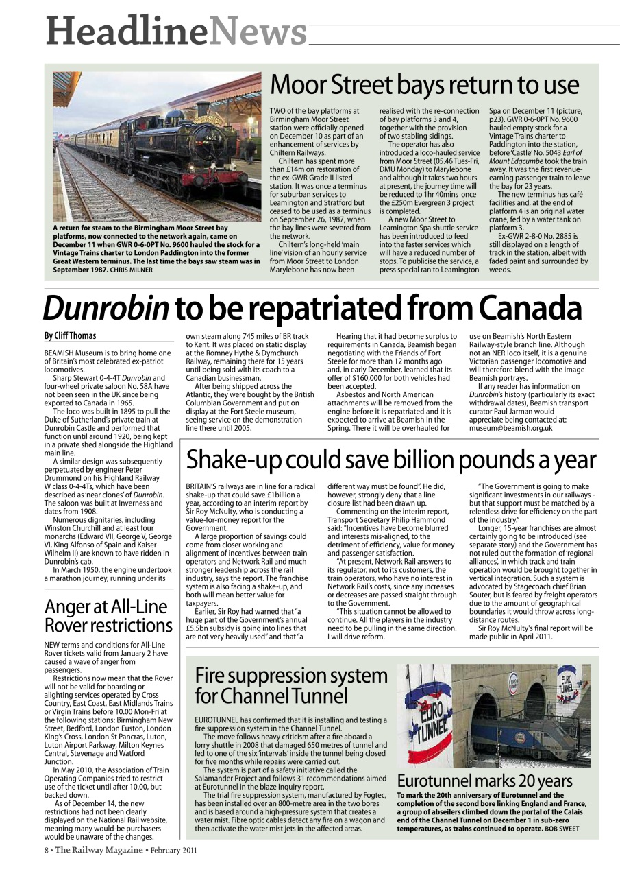 Railway Magazine Preview Pages