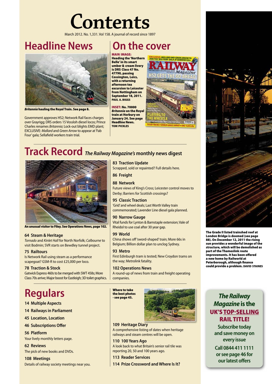 Railway Magazine Preview Pages