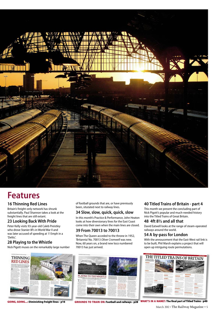 Railway Magazine Preview Pages