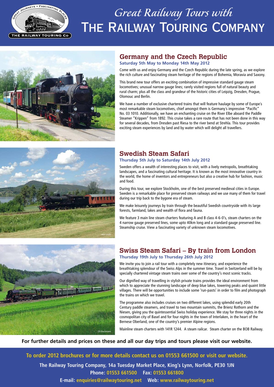Railway Magazine Preview Pages