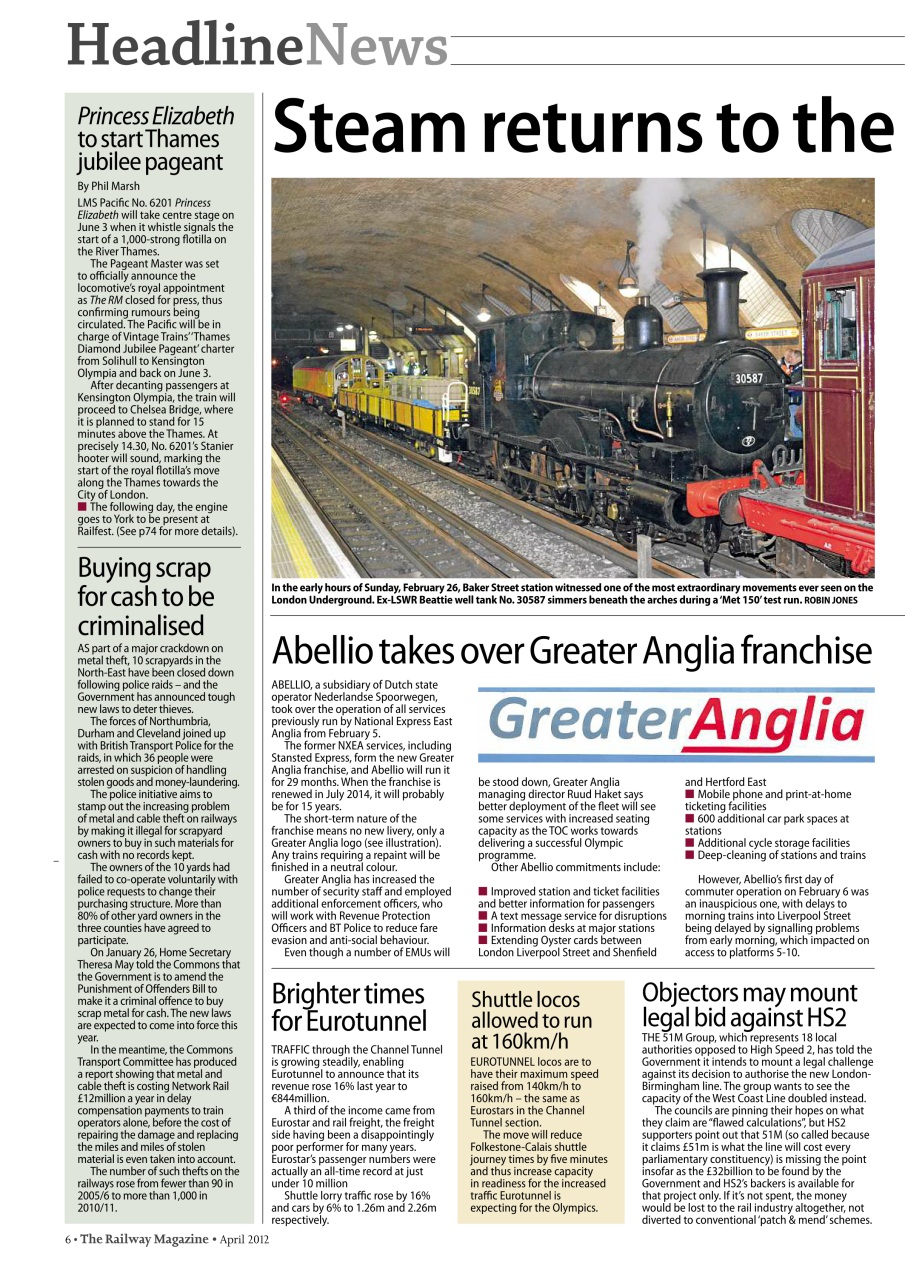 Railway Magazine Preview Pages