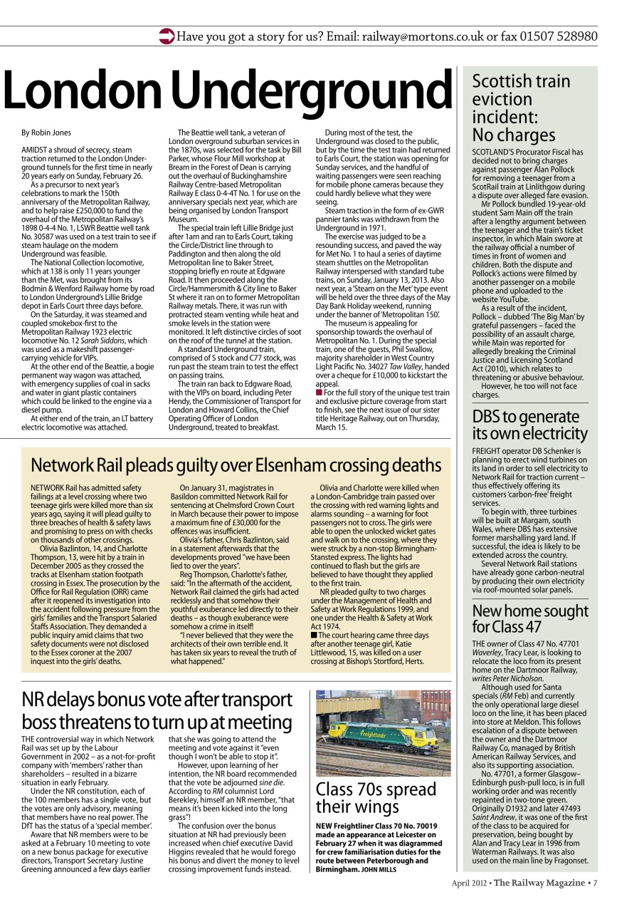 Railway Magazine Preview Pages