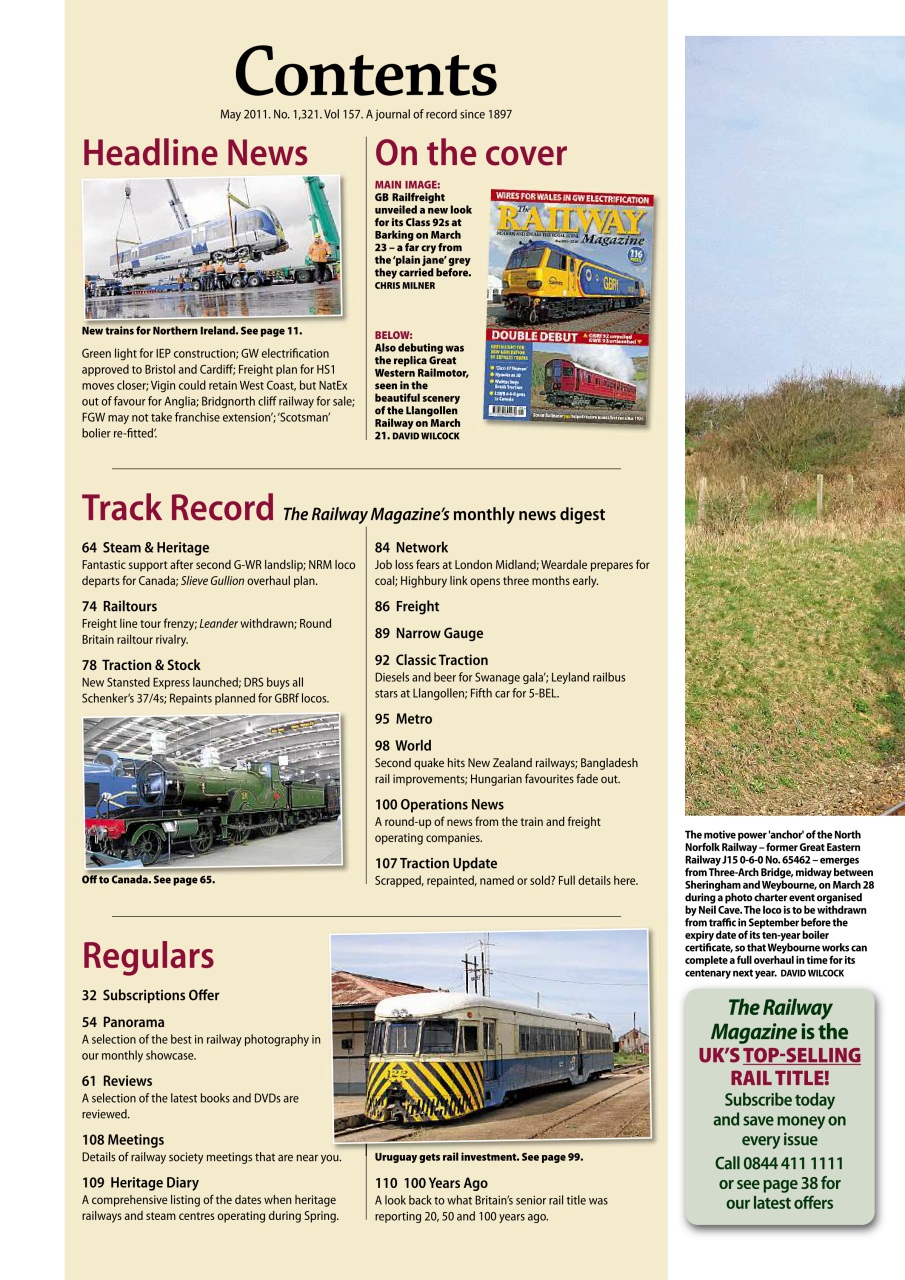 Railway Magazine Preview Pages