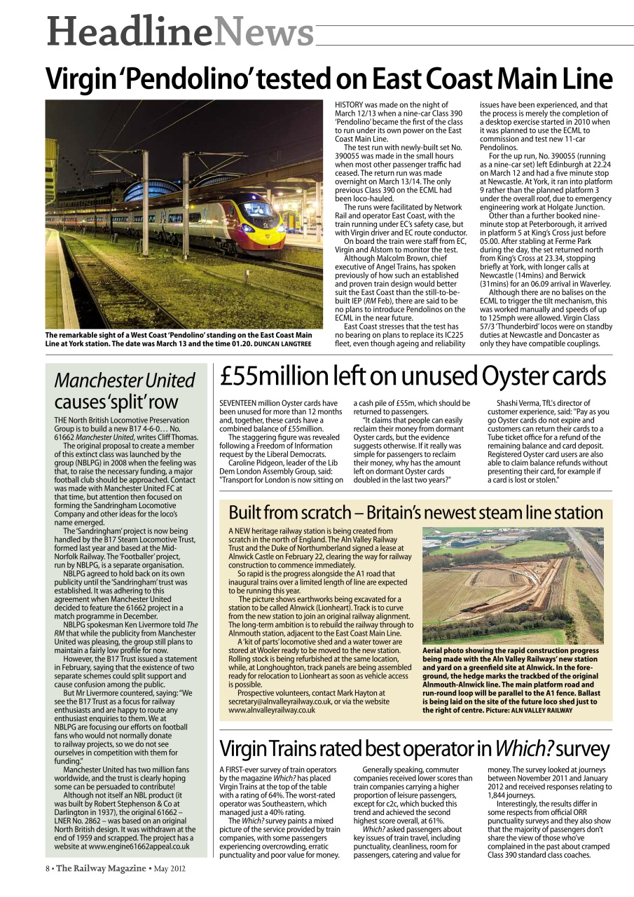 Railway Magazine Preview Pages