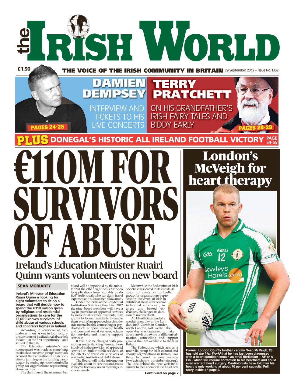 Irish World Preview Pages