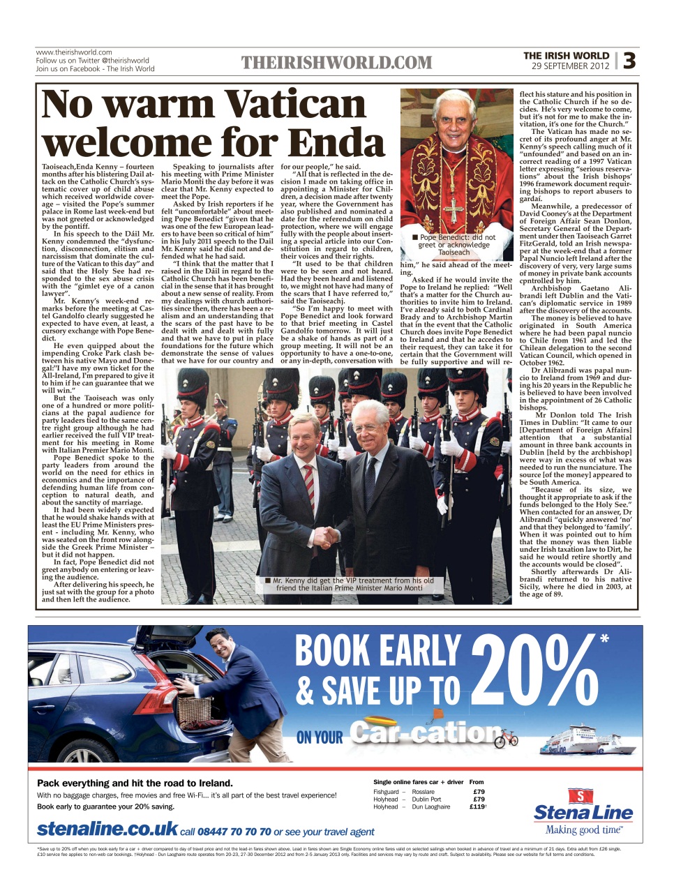 Irish World Preview Pages