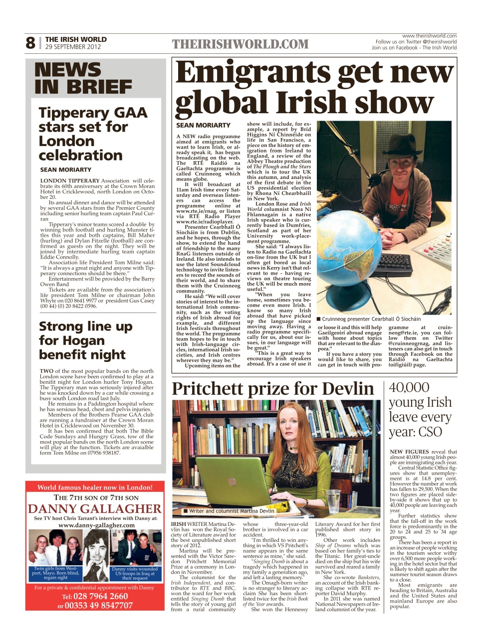 Irish World Preview Pages