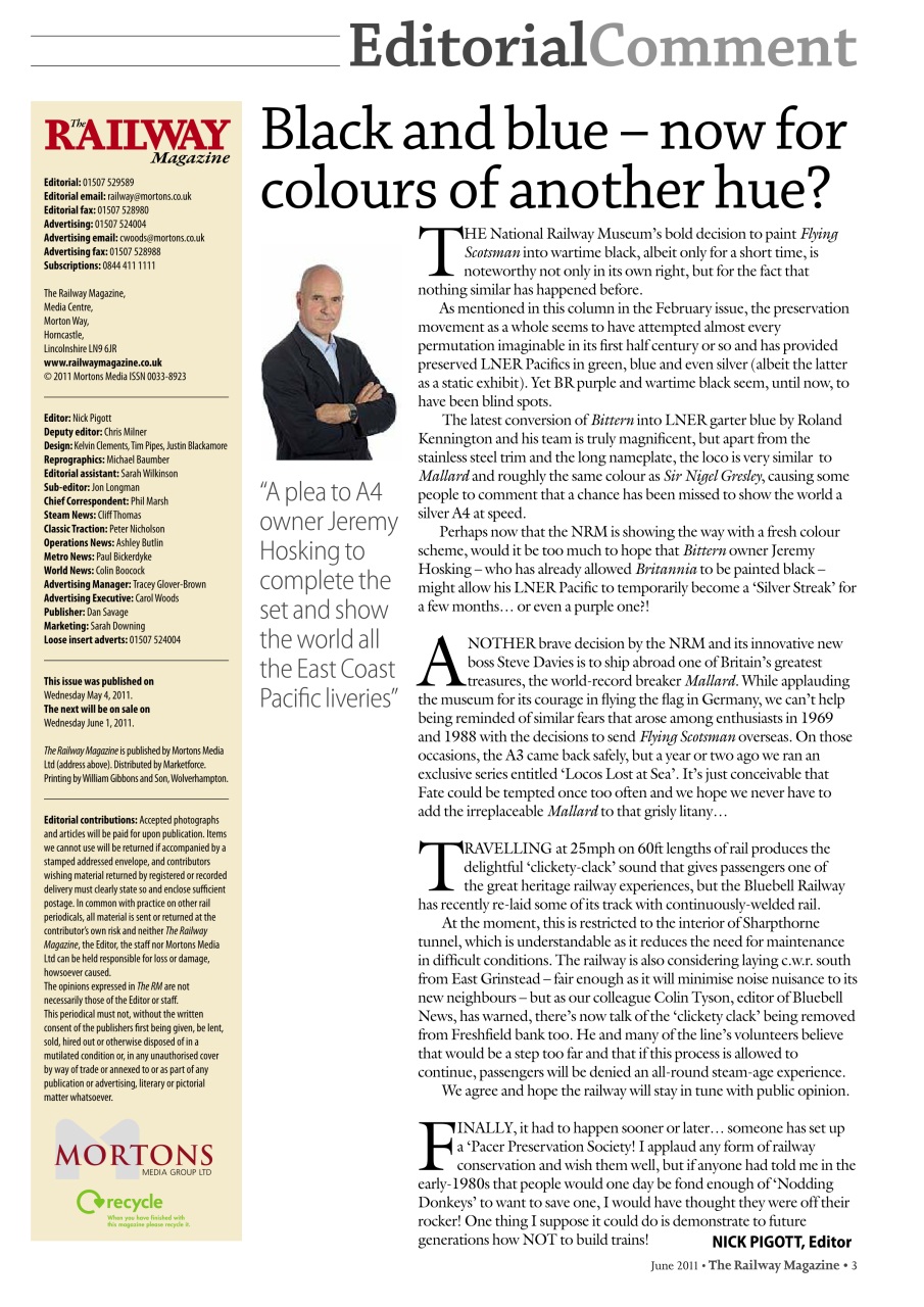 Railway Magazine Preview Pages