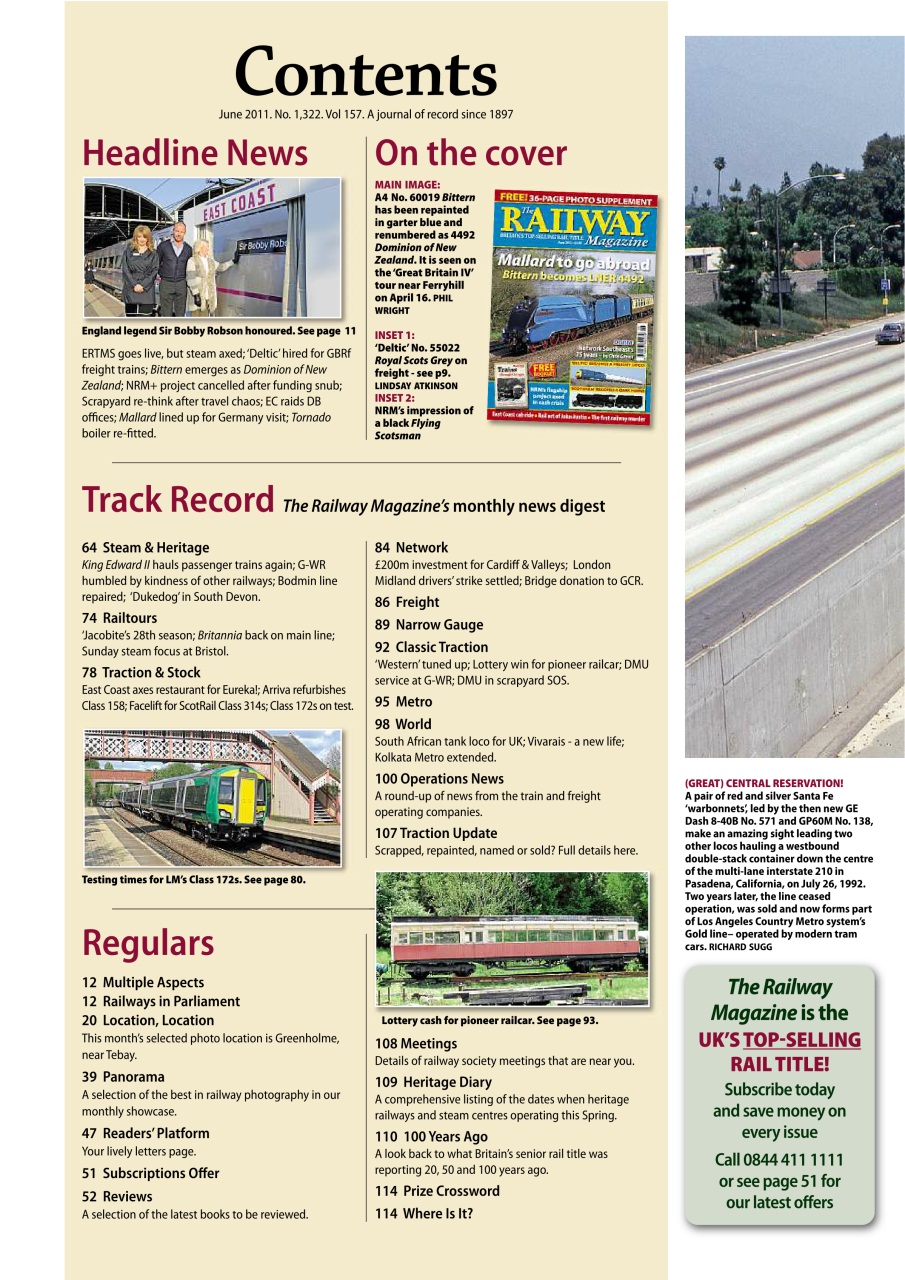 Railway Magazine Preview Pages