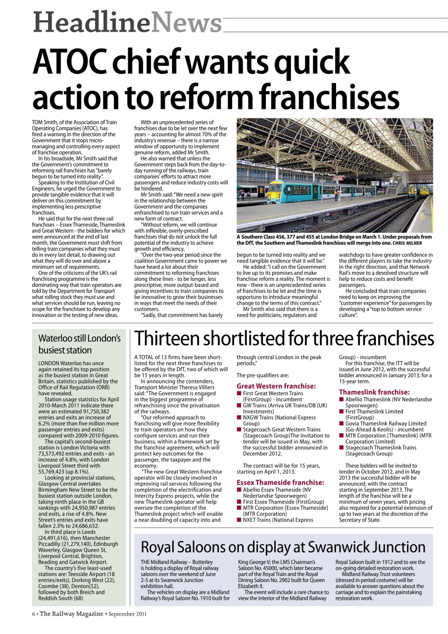 Railway Magazine Preview Pages