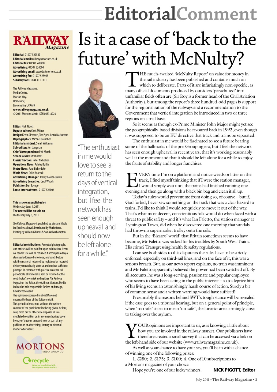 Railway Magazine Preview Pages