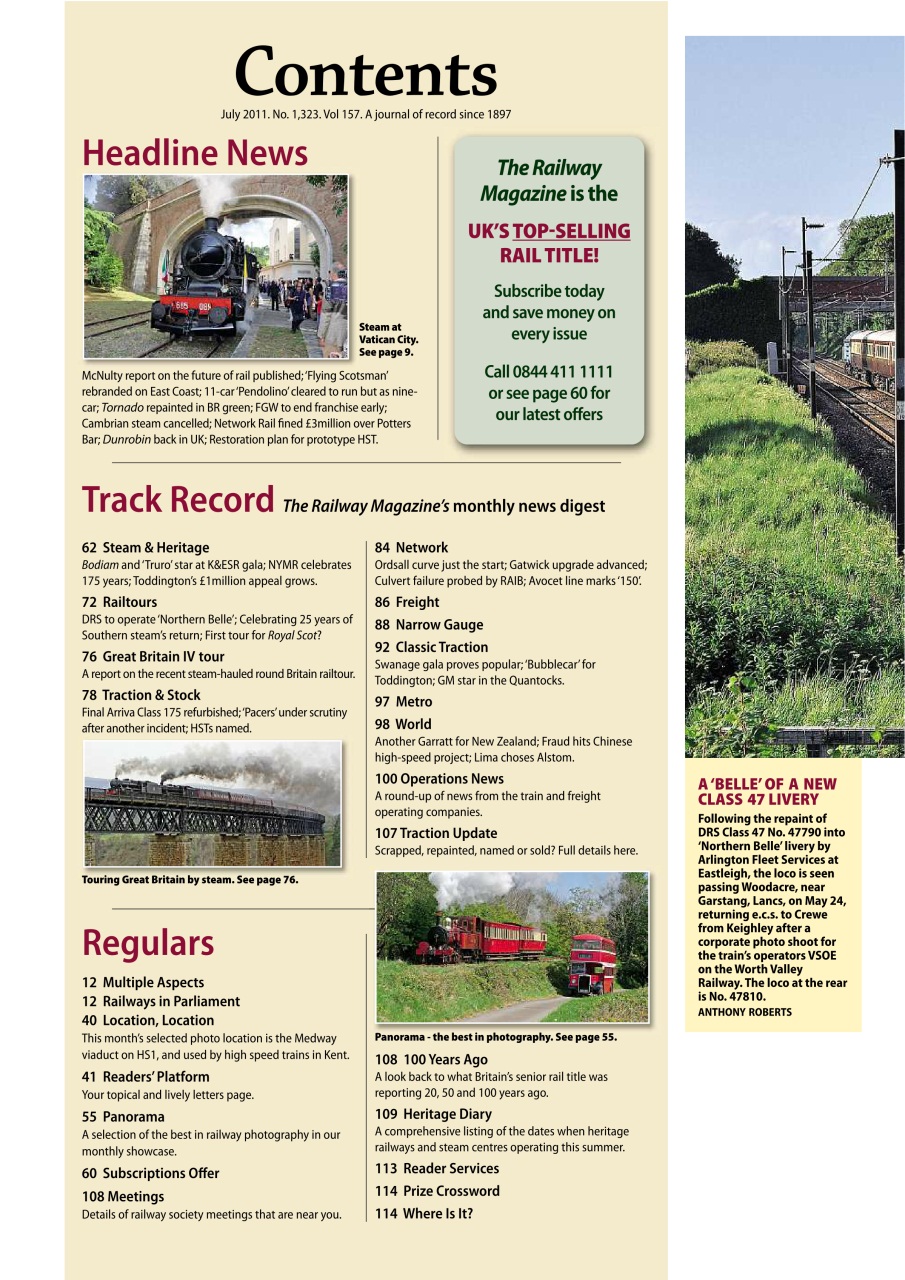 Railway Magazine Preview Pages