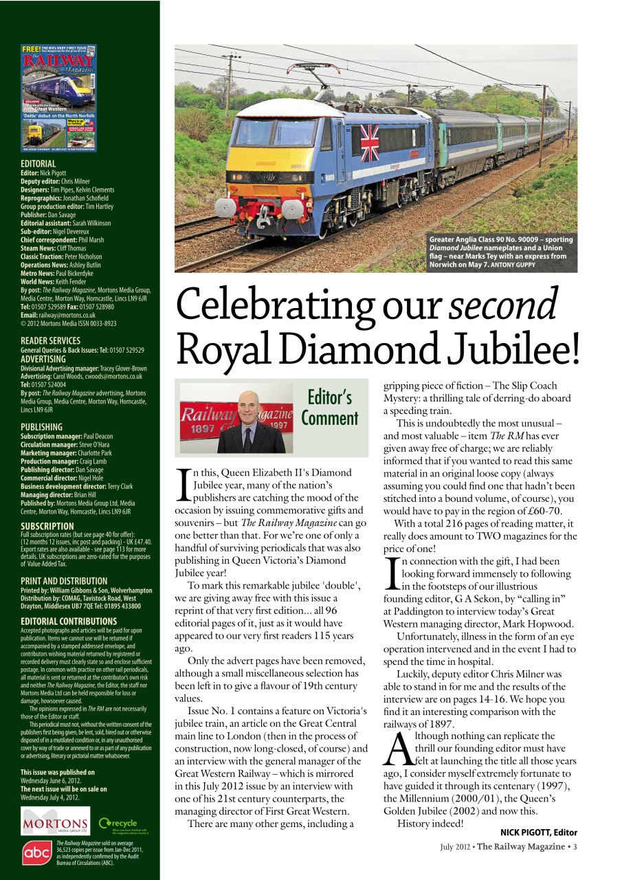 Railway Magazine Preview Pages