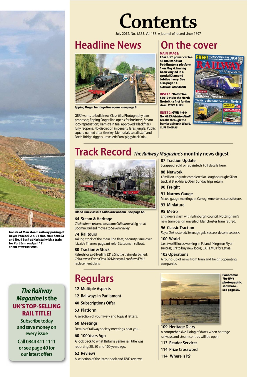 Railway Magazine Preview Pages