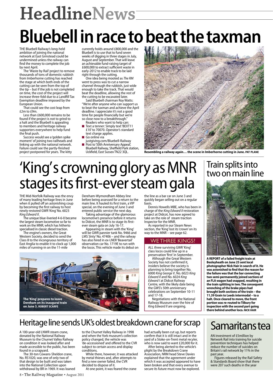 Railway Magazine Preview Pages
