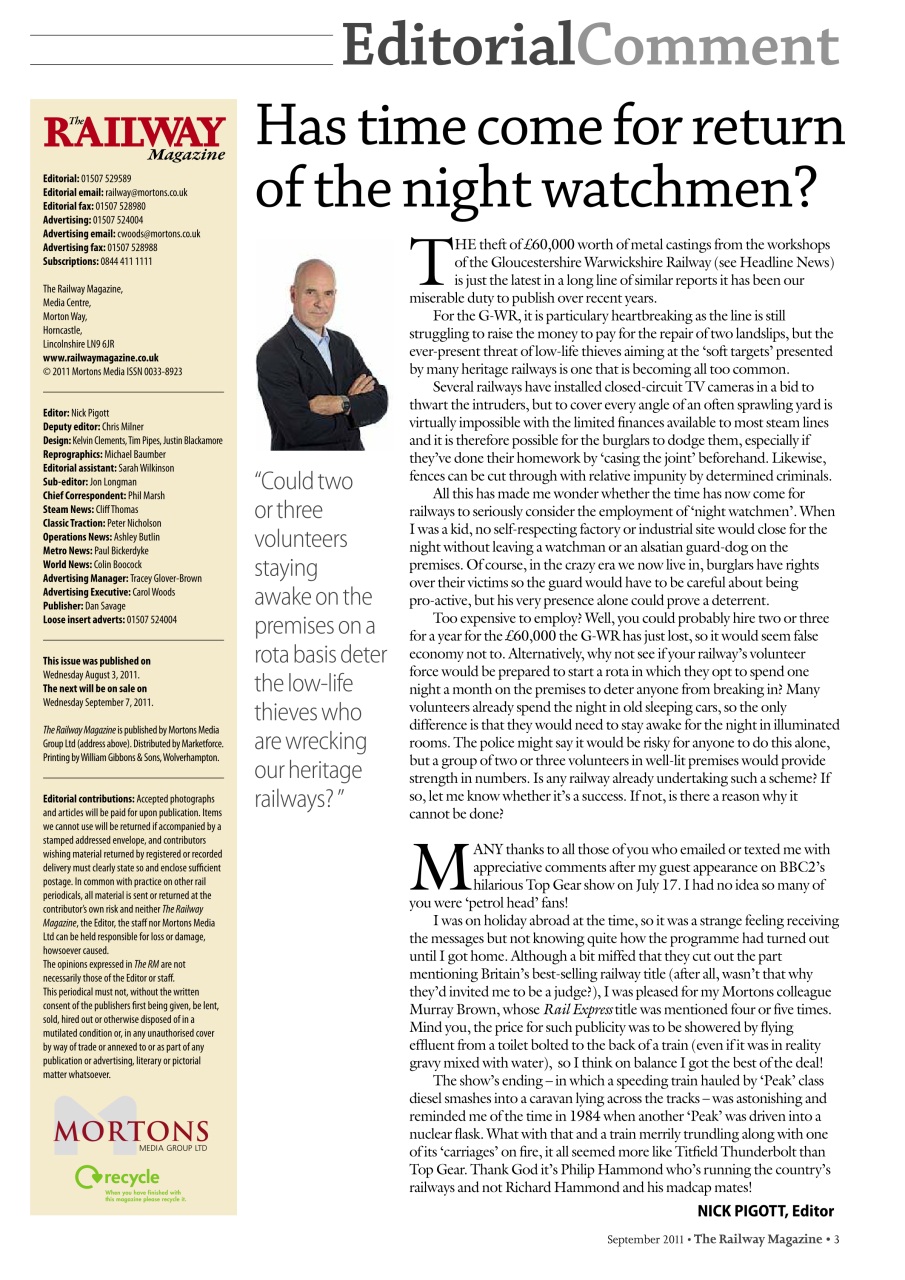 Railway Magazine Preview Pages