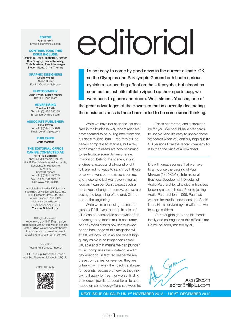 hi-fi+ Global Network Preview Pages