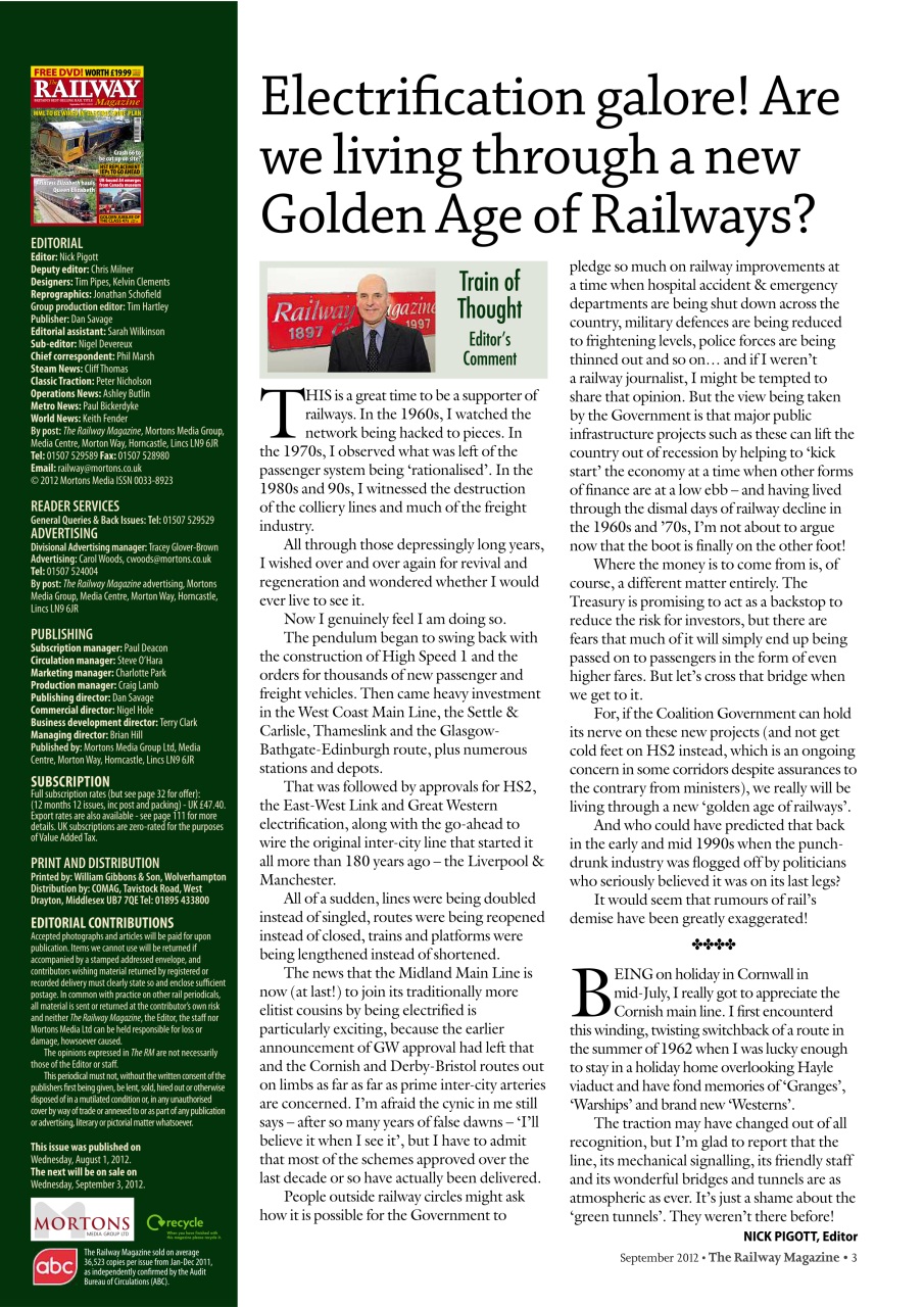 Railway Magazine Preview Pages