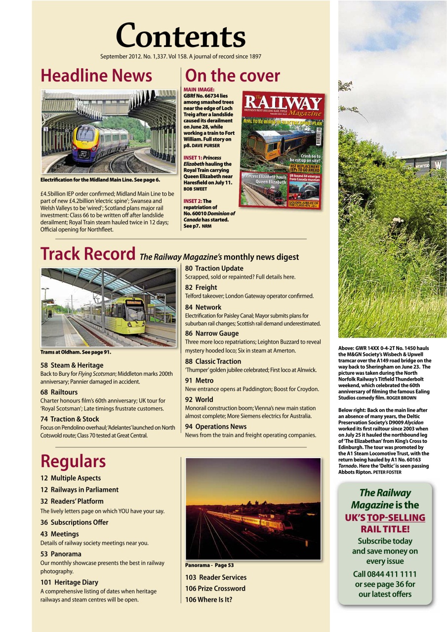 Railway Magazine Preview Pages