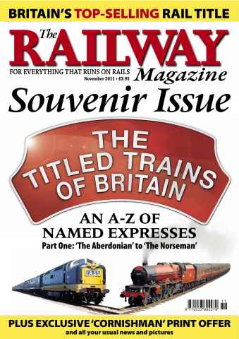 Railway Magazine issue November 2011