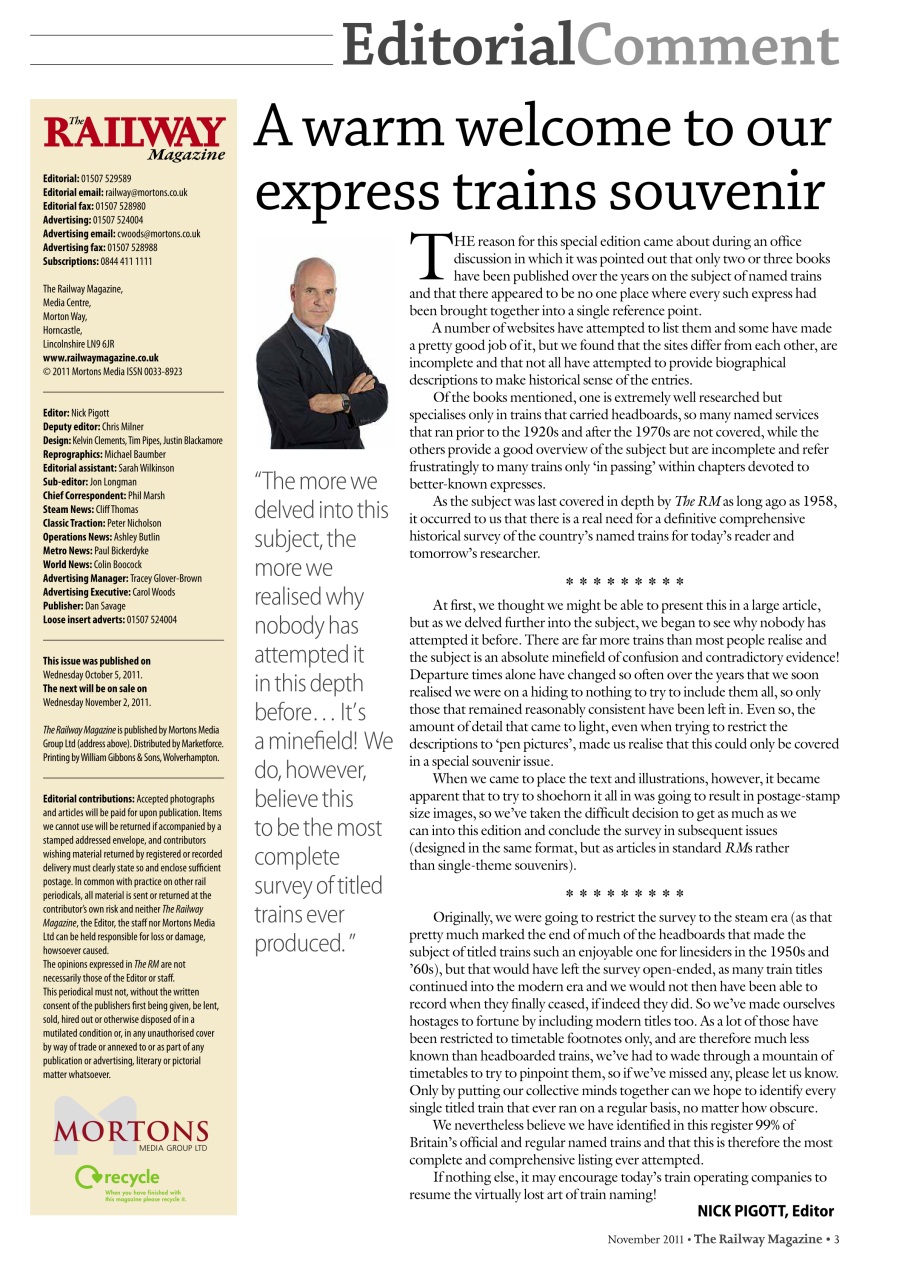 Railway Magazine Preview Pages