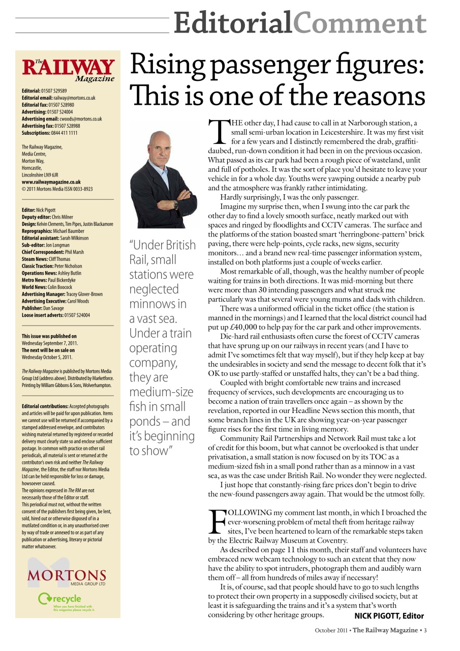 Railway Magazine Preview Pages