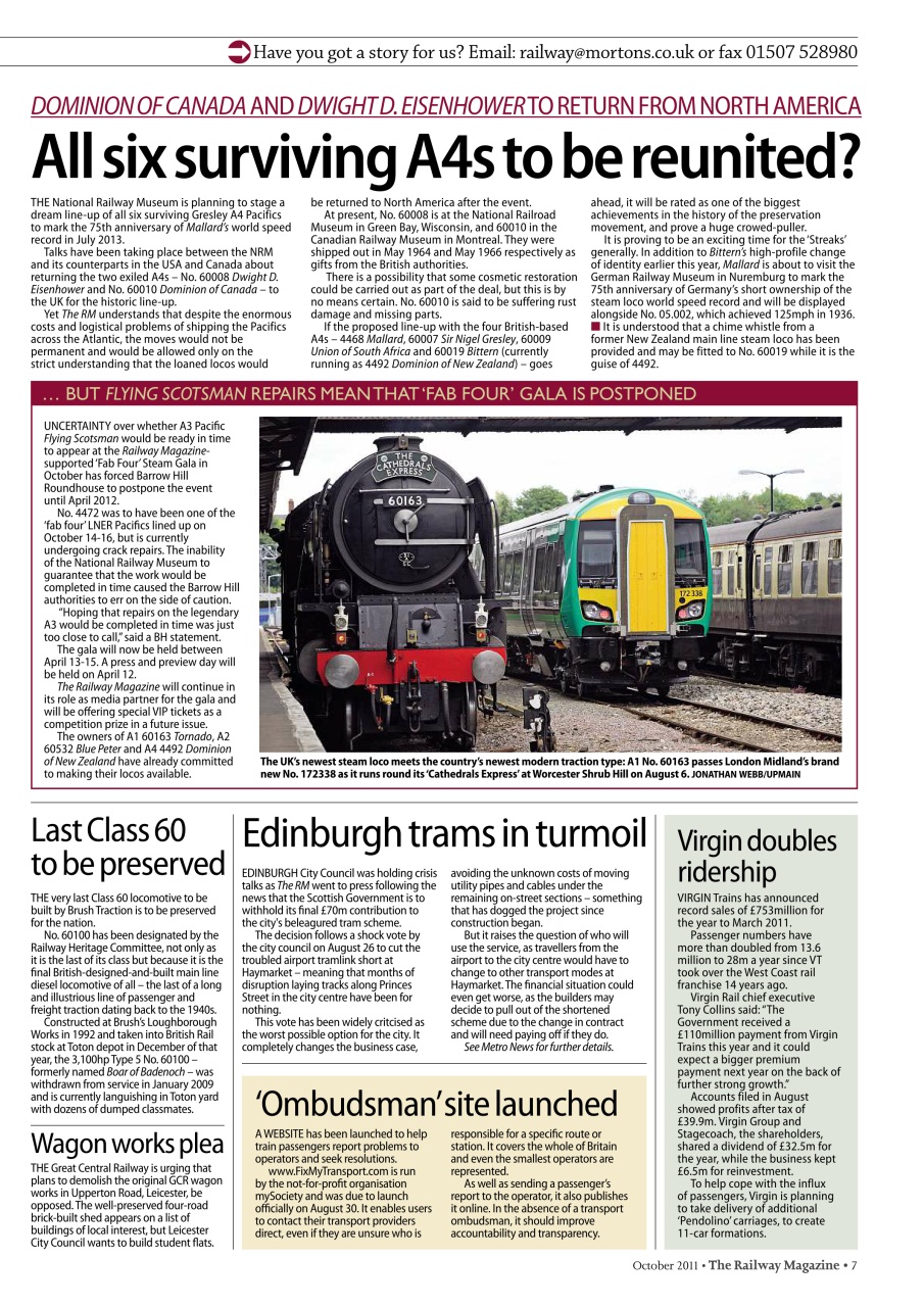 Railway Magazine Preview Pages