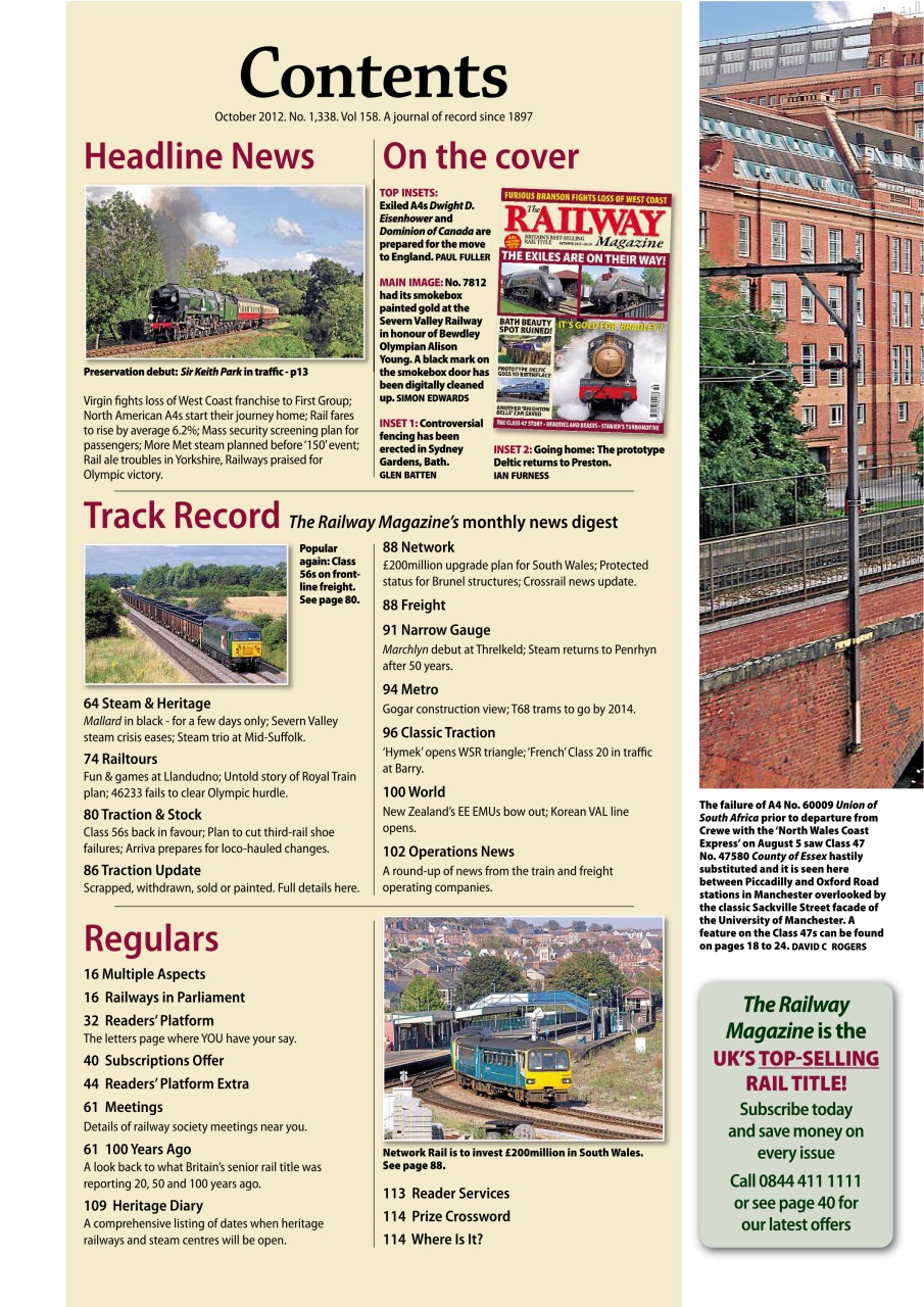 Railway Magazine Preview Pages