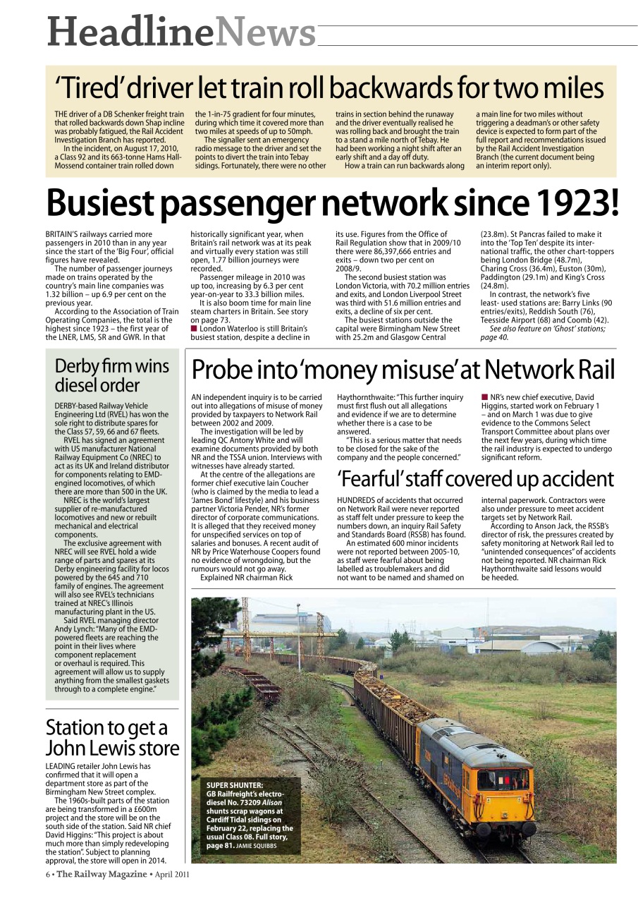Railway Magazine Preview Pages