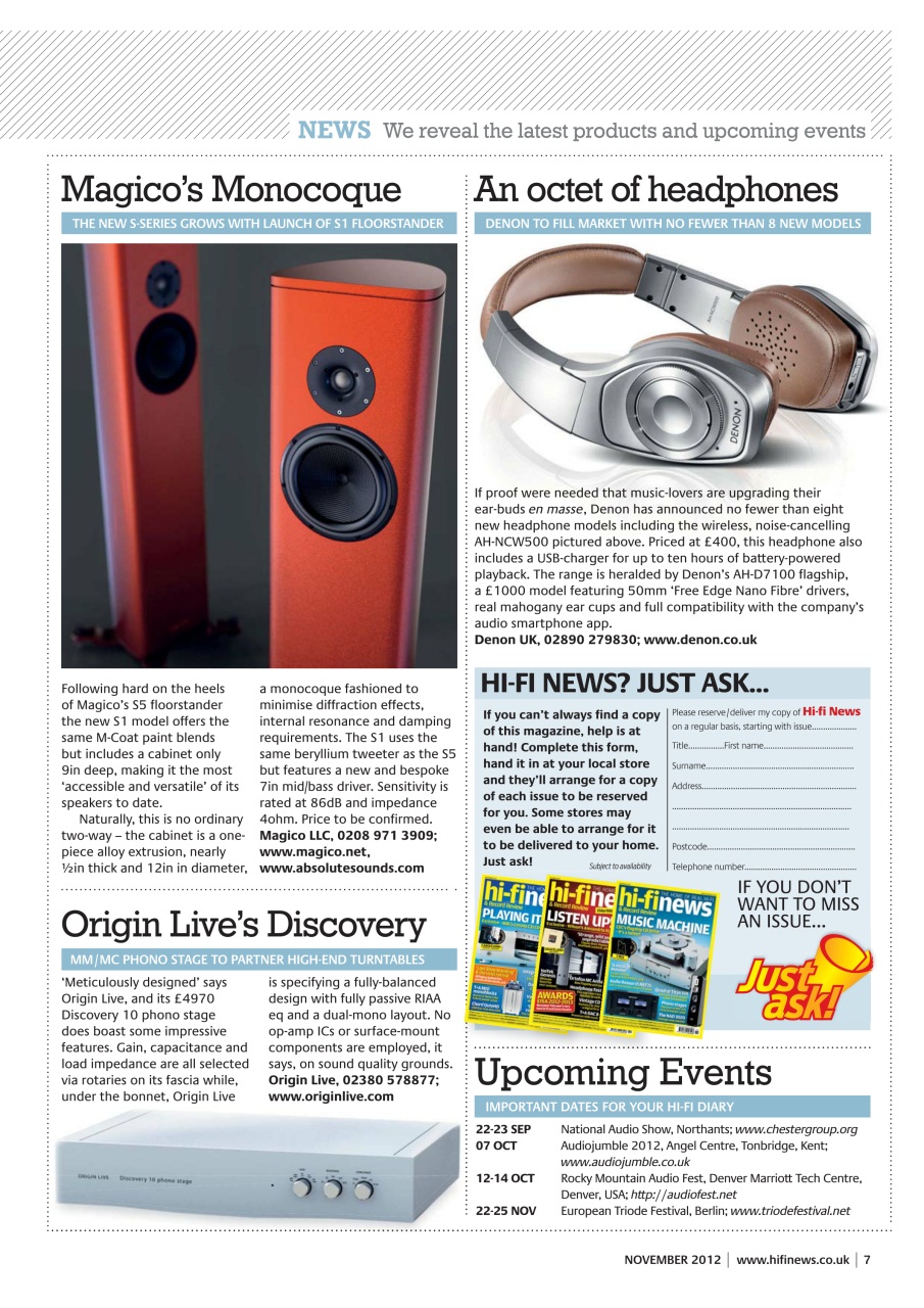 Hi-Fi News Preview Pages