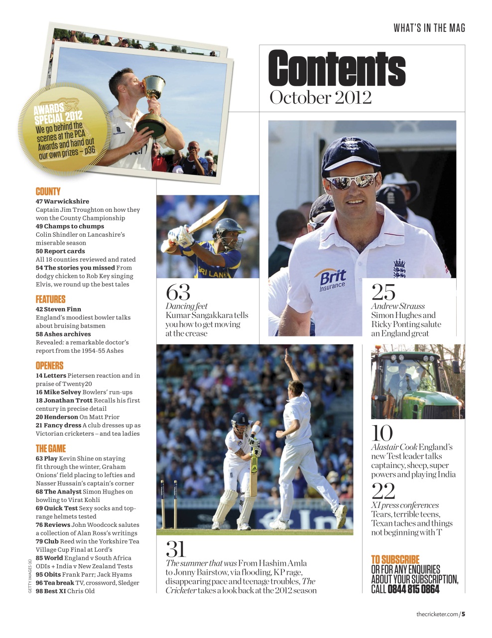 The Cricketer Magazine Preview Pages