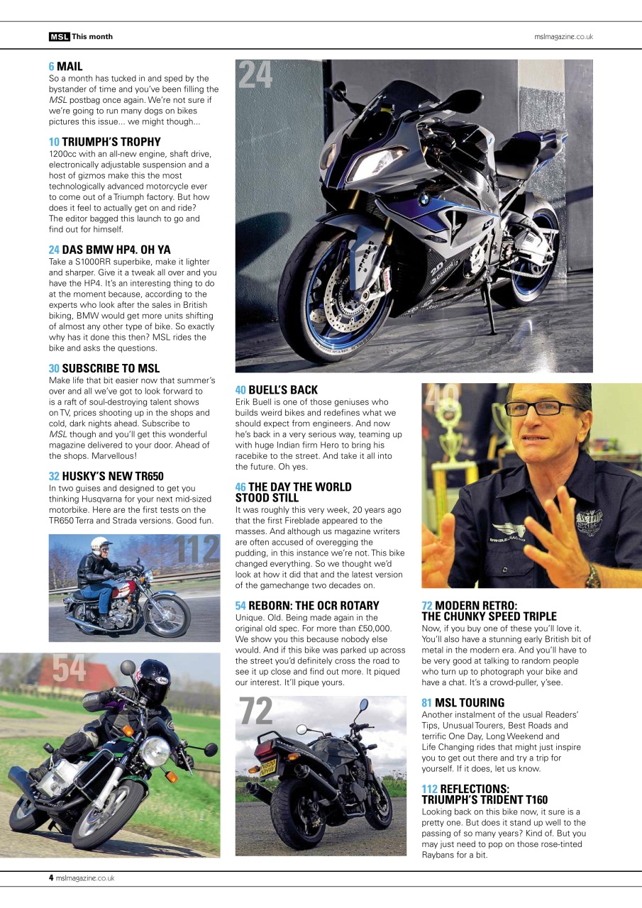 Motorcycle Sport & Leisure Preview Pages