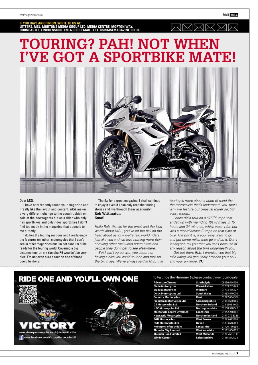 Motorcycle Sport & Leisure Preview Pages