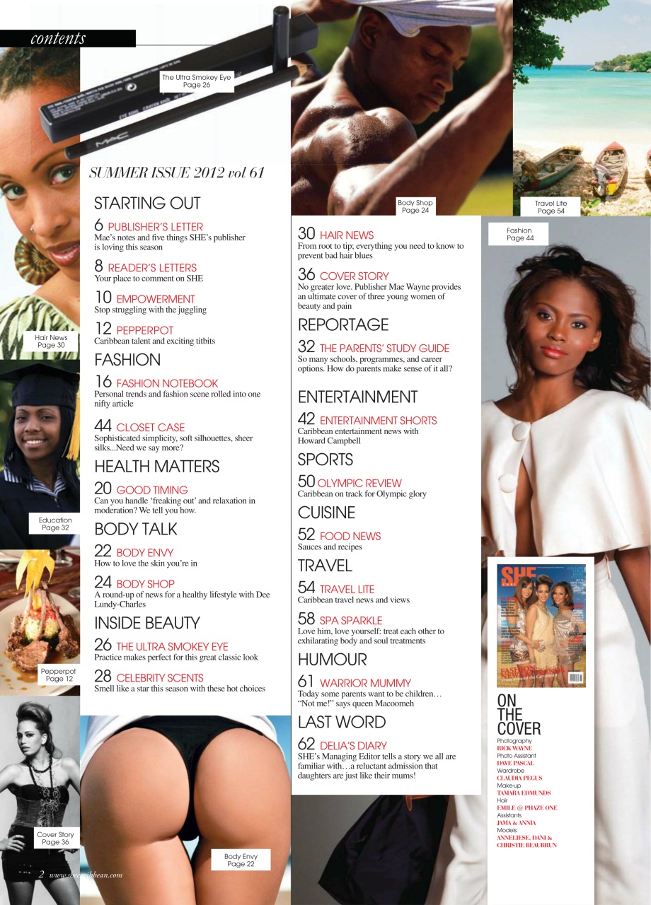 She Caribbean Preview Pages