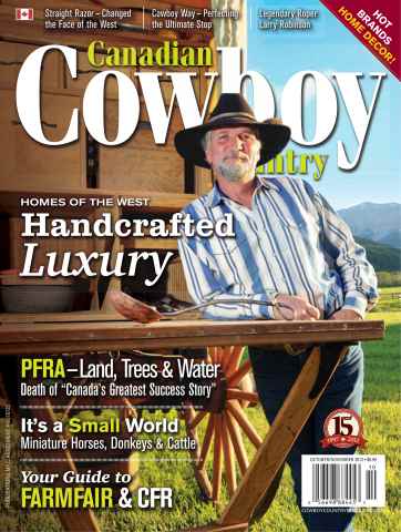 Canadian Cowboy Country issue October-November 2012