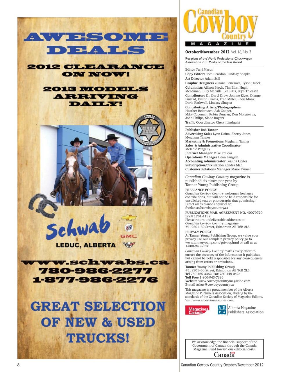 Canadian Cowboy Country Preview Pages