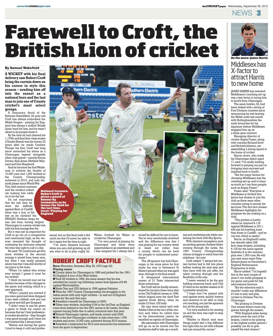 The Cricket Paper Preview Pages