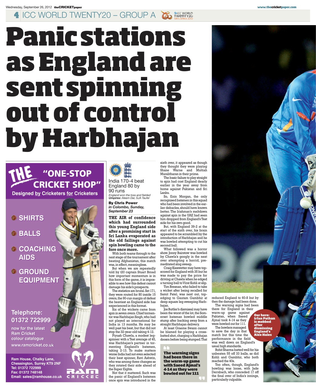 The Cricket Paper Preview Pages