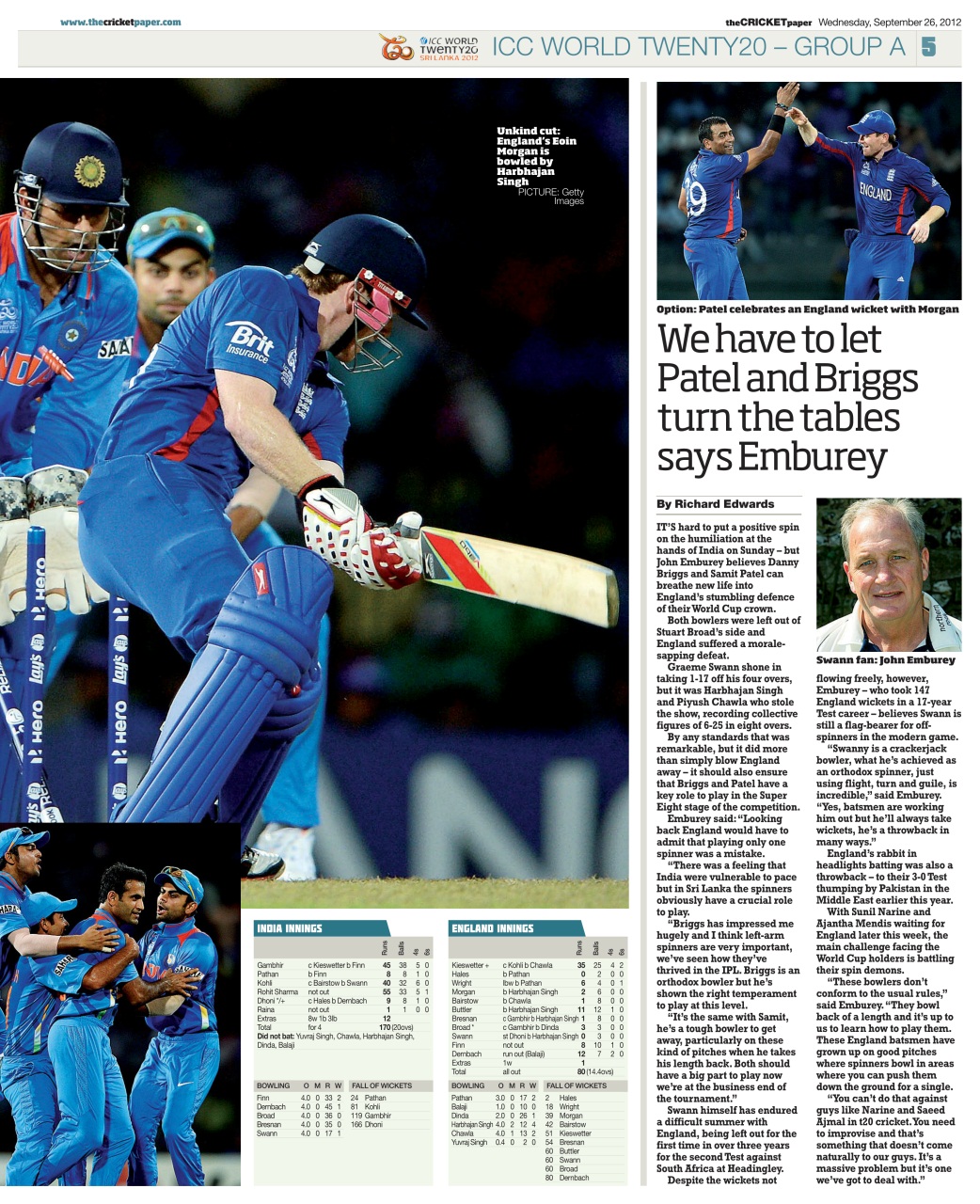 The Cricket Paper Preview Pages