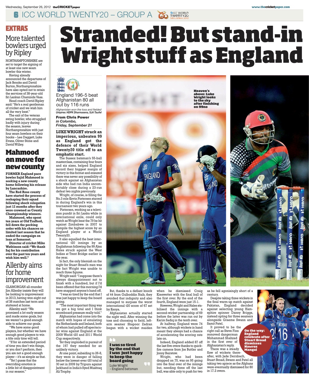 The Cricket Paper Preview Pages