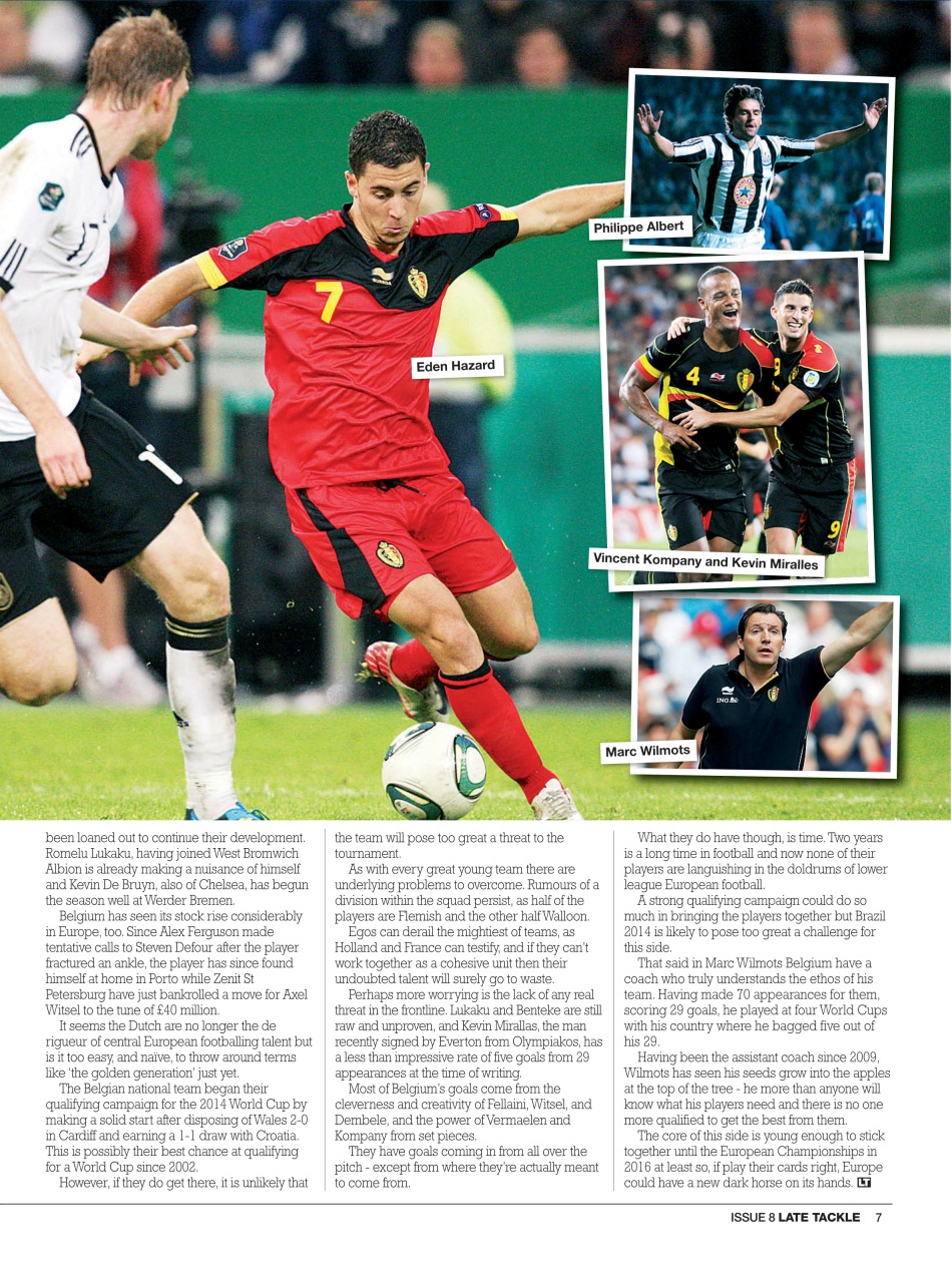 Late Tackle Football Magazine Preview Pages