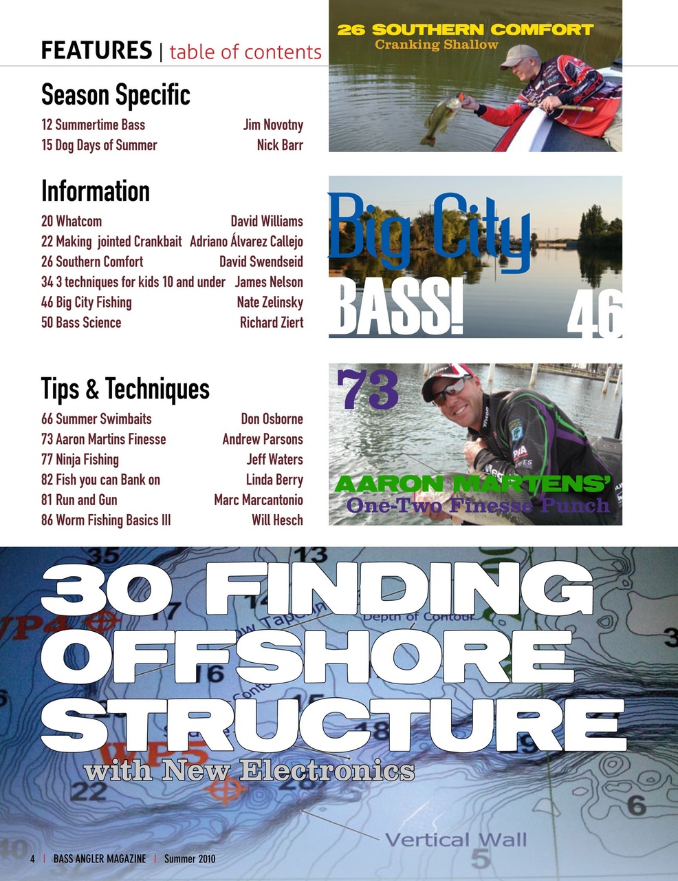 BASS ANGLER MAGAZINE Preview Pages