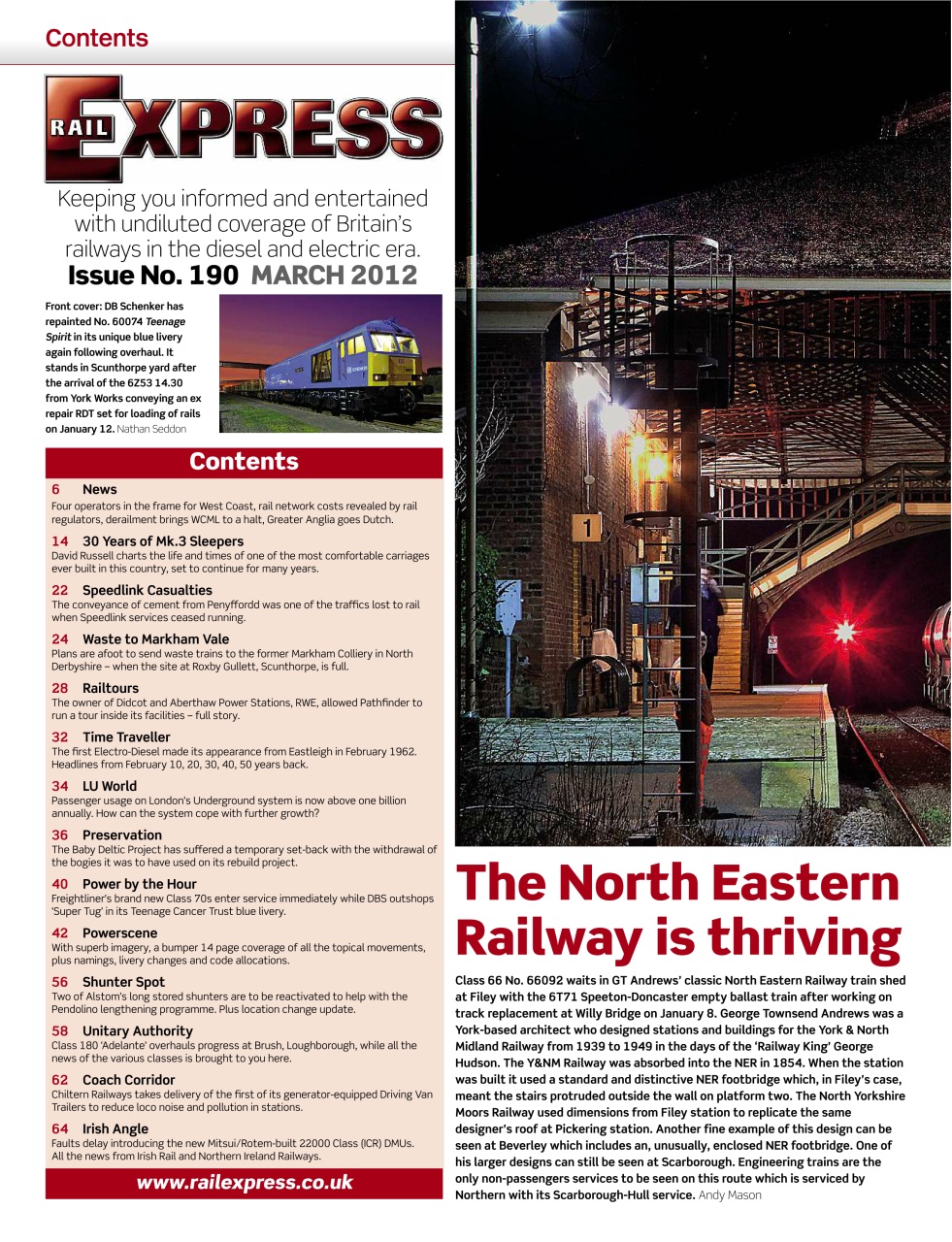 Rail Express Preview Pages