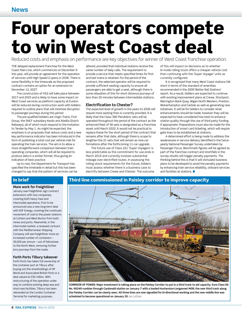 Rail Express Preview Pages