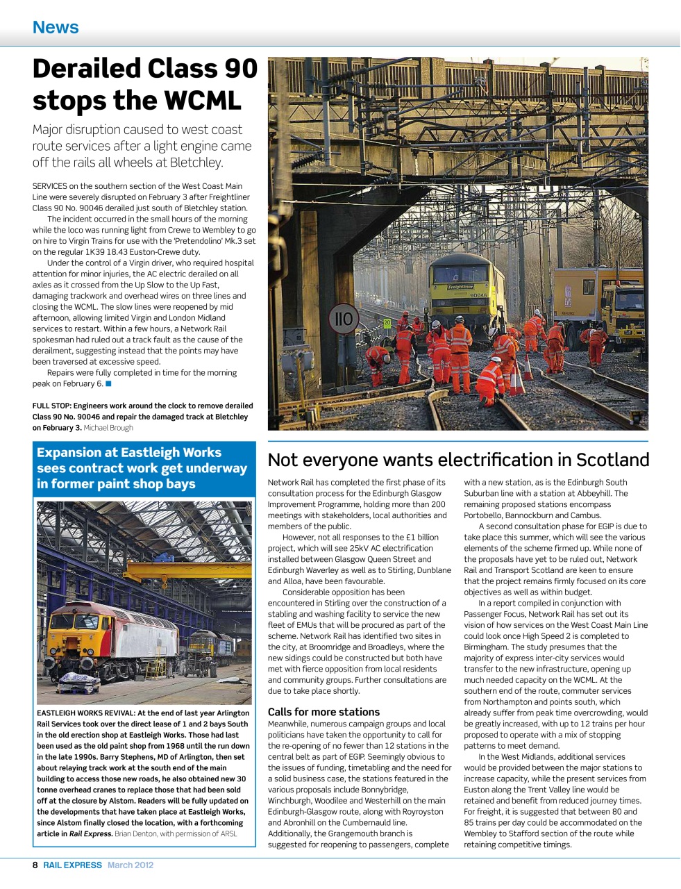 Rail Express Preview Pages
