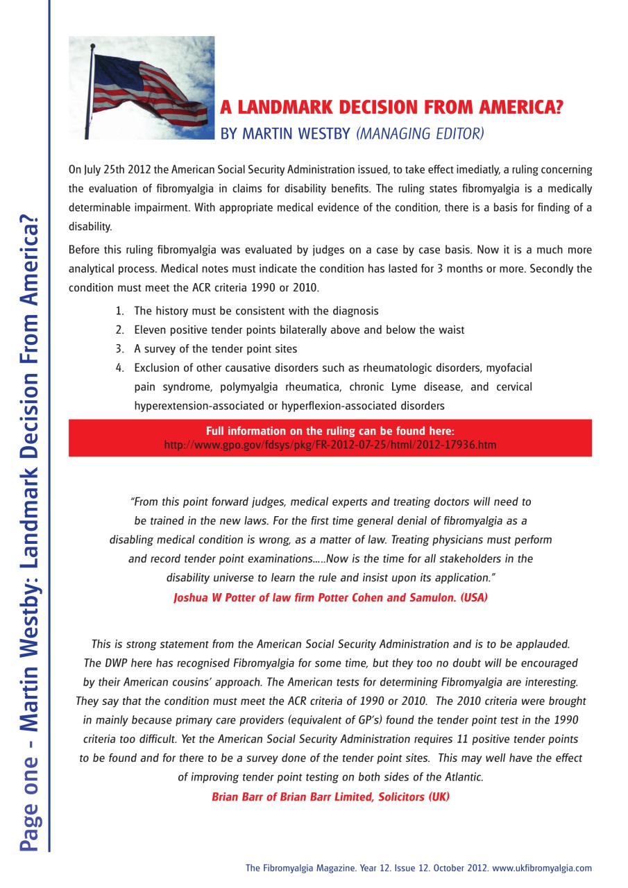 Fibromyalgia Magazine Preview Pages